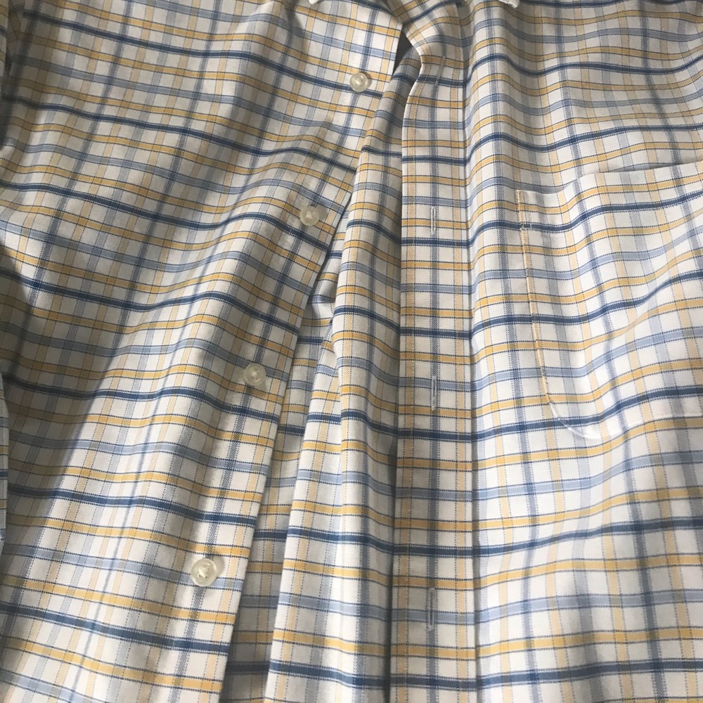 Lands end plaid shirt